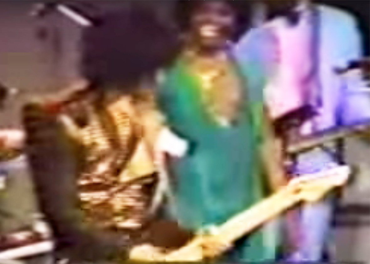 DeePhunk's tweet photo. My fave piece of Prince footage: when he hijacked a James Brown concert in '83. #RIPPrince https://t.co/ptnL3ORwPo https://t.co/aEtQsBCGkC