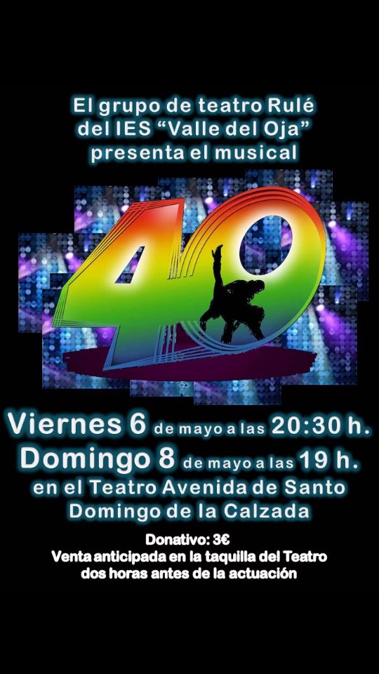 nuriibaes's tweet photo. 40 EL MUSICAL 🎭🎭🎶 https://t.co/79M1ECW9Hv