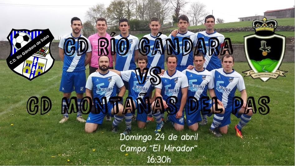 El domingo a las 16:30, tenemos un PARTIDAZO en el Mirador frente al <a href="/CDM_delPas/">C.D. Montañas del Pas</a>. VAMOS RÍO.