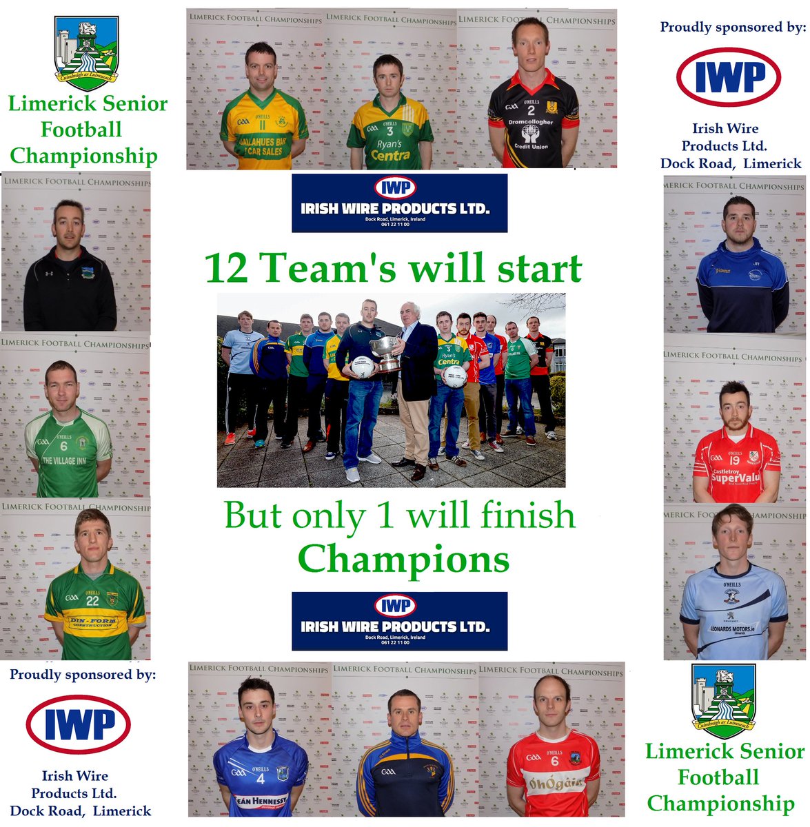 LmkFootballers's tweet image. The Irish Wire sponsored Senior Football championship kicks off tomorrow night. Best of luck to all teams