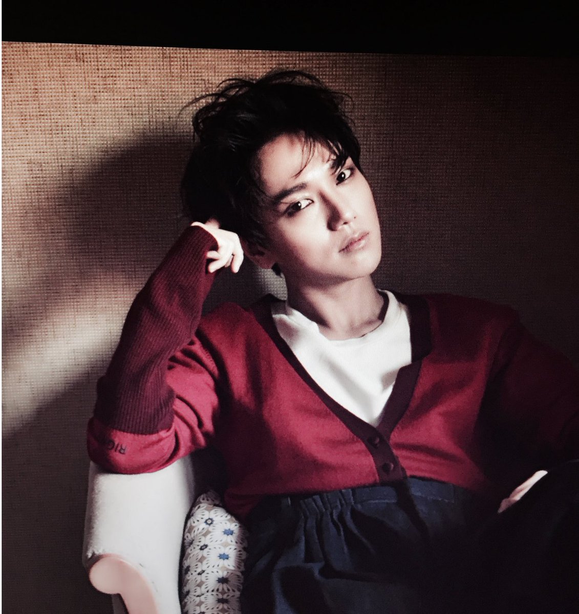 shfly3424's tweet photo. 굿모닝 ^^ 오늘도 힘내볼께요 (오! 챠트가올라갔네요? ) 내가더잘해야겠다 ㅠㅠ  #문열어봐 #yesung #뮤뱅 #감기 https://t.co/V0qewBZOjo