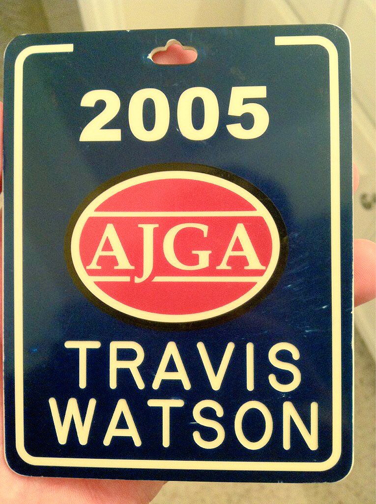 Throwback <a href="/AJGAGolf/">AJGA</a> bag tag. #juniorgolf