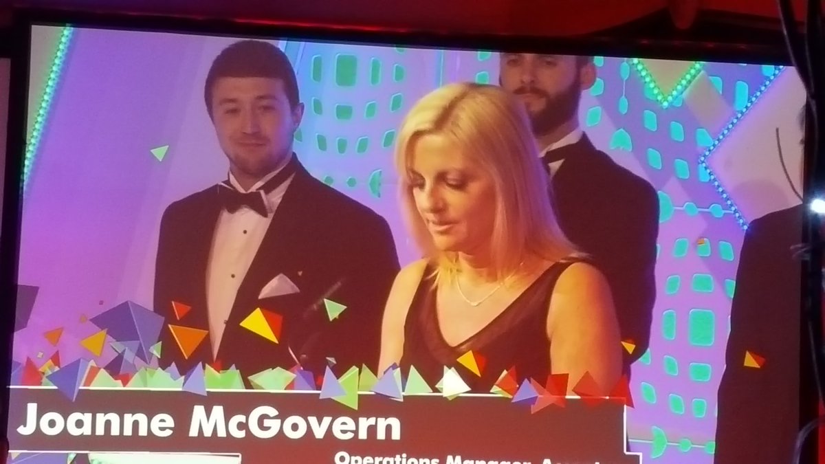 NE_KMarshall's tweet photo. @jmcg1509 congratulates #ConnectionRetail, winners of the #nebizawards digital &social media award https://t.co/O6oPskbfNF