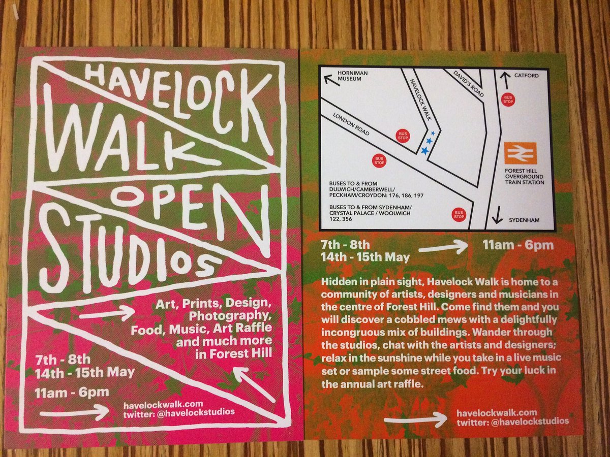 LizAtkin's tweet photo. Very SOON! @HavelockStudios @artistsopenhse @dulwichfestival Come visit me &amp; 20 other artists 7,8 &amp; 14,15 May 11-6pm https://t.co/rIqQBZNcYs
