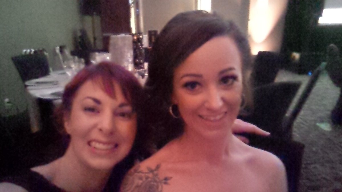 HairExpectation's tweet photo. Me and my girl Steph! #ottwedd2016 #richmondrepresents Wish us luck! https://t.co/0AFZBlzjEL
