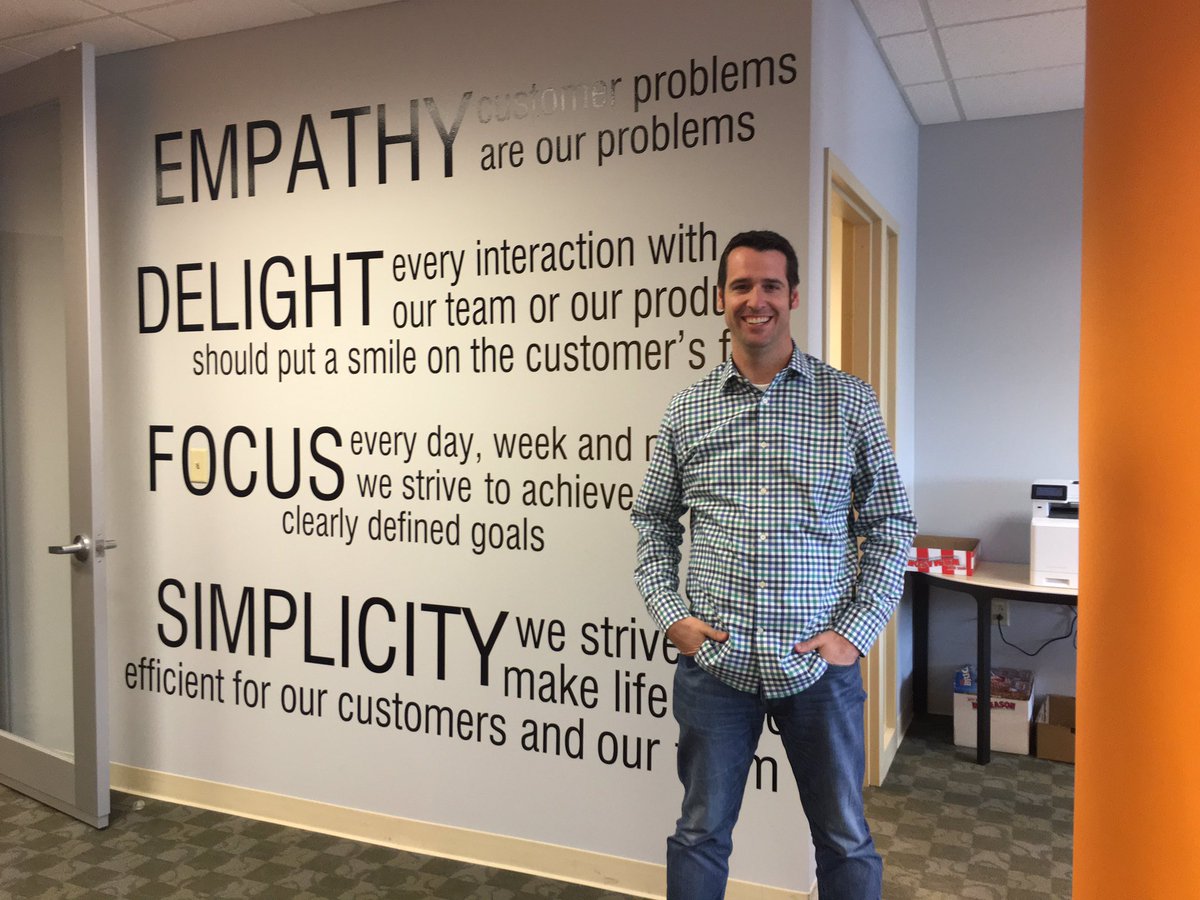 iLawSupport's tweet photo. “@adriandayton: Me with our new @CV_Social wall of company values. https://t.co/Gu6jNO2gTK”