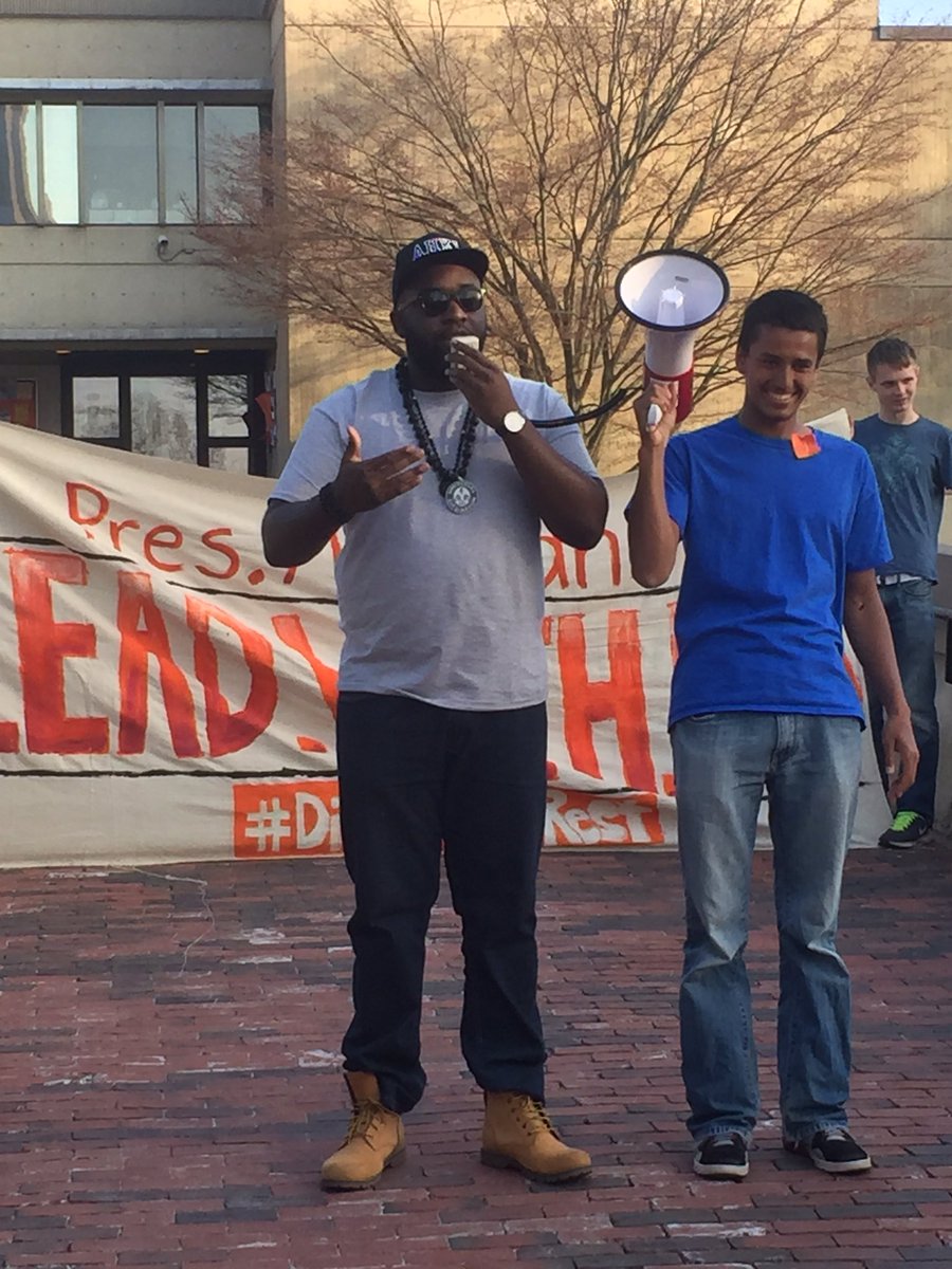 Josh Odam incoming Student Trustee, we are this close 2 being the first public university 2 divest from fossil fuels