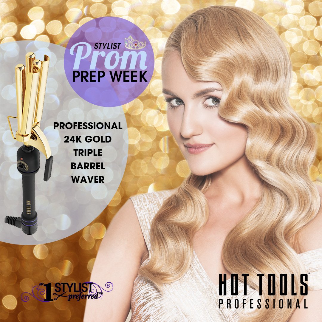 hot tools professional 3 barrel waver