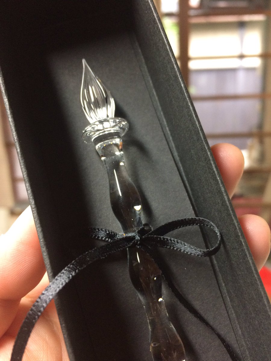 ガラスペンを使って絵を描いてみたい Togetter