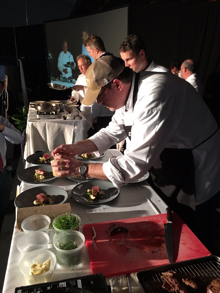 hardlyworkinGB's tweet photo. On stage at #CoachesCookoff to benefit @positivevibecaf https://t.co/Tlmb3aLR9F