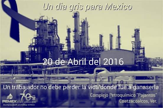 Del Ángel se une a la pena que embargan las familias de #Coatzacoalcos por el incidente del día de ayer #Veracruz