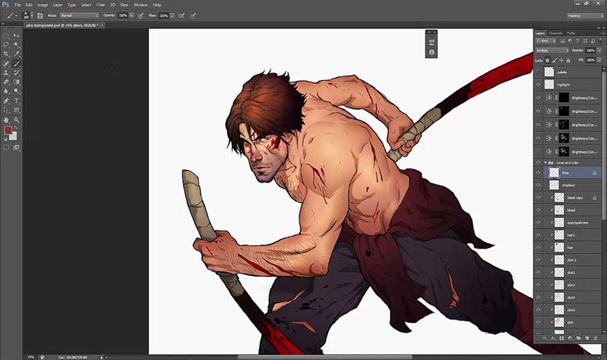 Cubebrush's tweet image. Tutorial - Learn the 2d Cel Shading Style in @Photoshop buff.ly/1Snabaq by @3dmotive #celshaded #pstutorial
