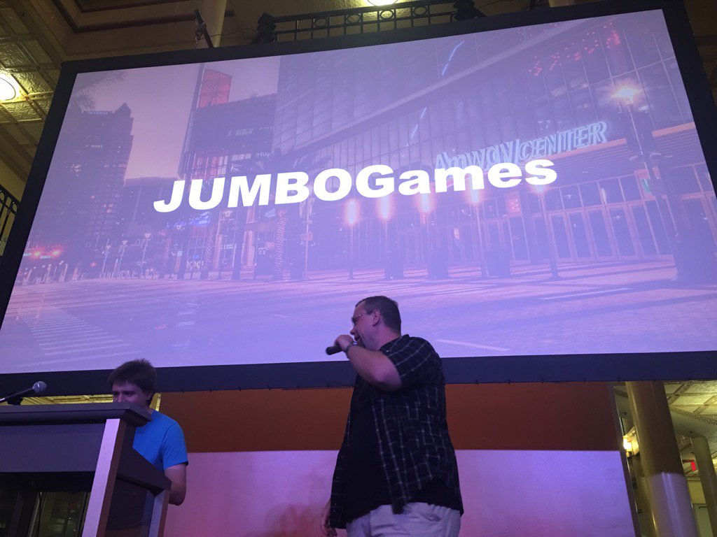 staxpayments's tweet photo. . #jumbogames bringing entertainment and games to sports attendees @OrlandoTech #otw16 #hackthearena https://t.co/T2FFfxPW62