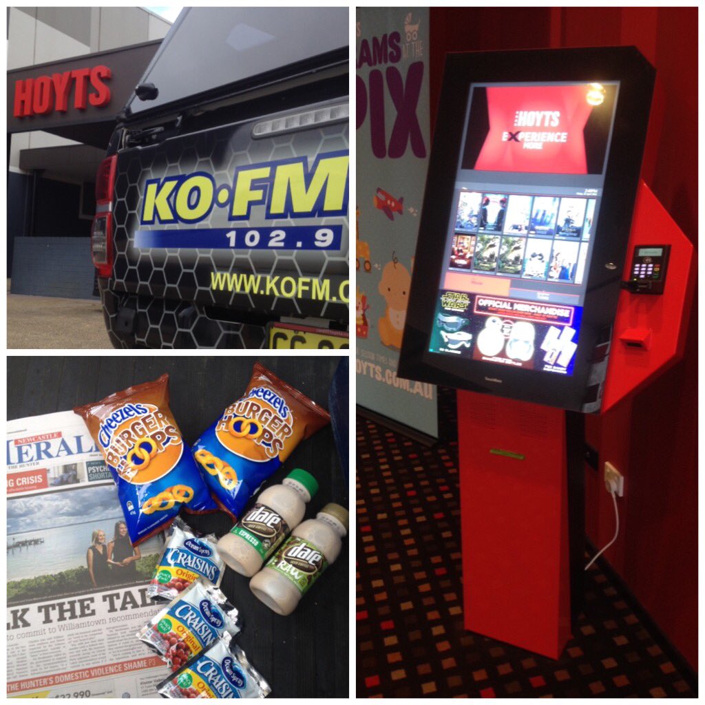TripleMNewy's tweet photo. The #KORoadRunner is starting its long weekend off on the right foot @HoytsAustralia #Charlestown 🎬🎥!! Swing by!!! https://t.co/10P0tUrch5