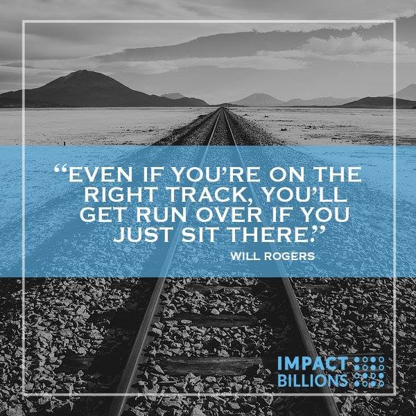 TheSuccessKing's tweet photo. Don't stop moving! Even if you're on the right track you'll get run over if you just sit there! https://t.co/S0BYHRFemV