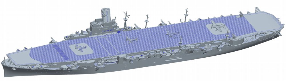 絶版希少噴煙装置機能付】1/ 550 クラウン旧日本帝国海軍 航空母艦