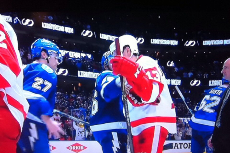 titorolo's tweet photo. The man! The Magician! I hope you come back to us! Always a #DetroitRedWing! @TMacReturns https://t.co/lU8nDixGlR