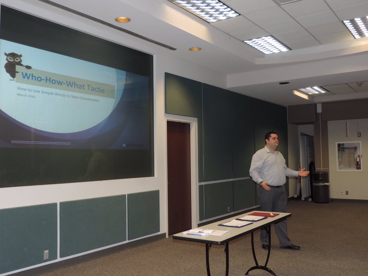 GregMIA7ATT's tweet photo. Great job by our MDP graduate @jrauseo5 delivering the Who/How/What training to Miami 7! #TuggleNation #MIA7ATT #MDP https://t.co/7YIrr4w3Gy