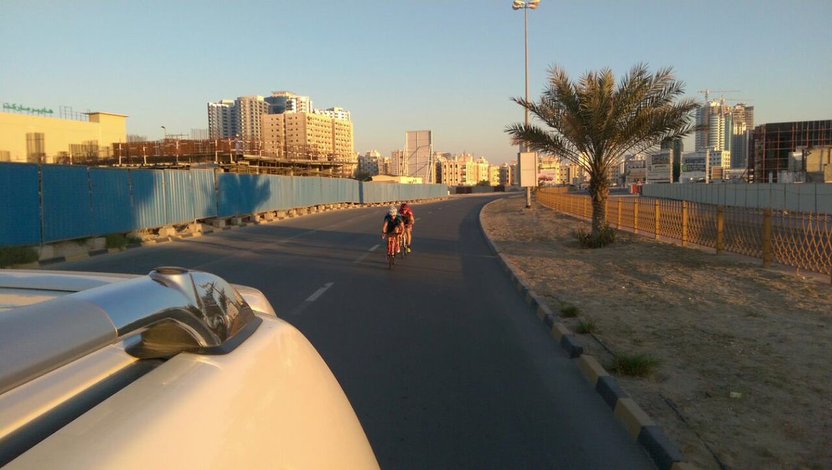 RideAjman's tweet photo. We're 30km in! #RideAjman #LOVEAJMAN https://t.co/5mYsse4kS7