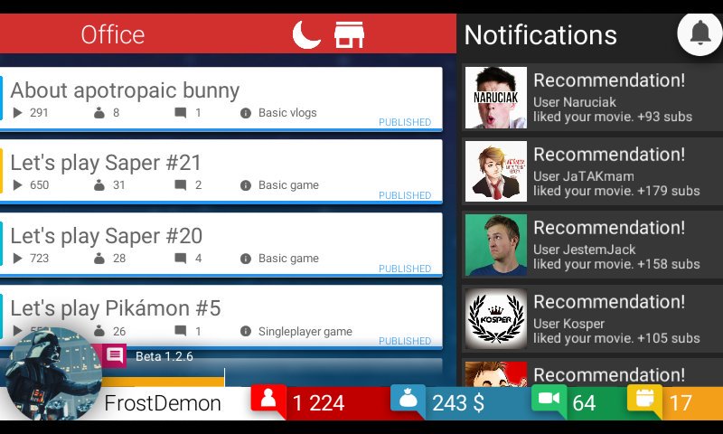 FrostDemond's tweet photo. Like o comenta si quieren q cominse una serie de esto Tube Ticoon https://t.co/gEHZQesxWD