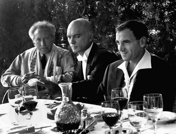 Fascinating Historical Picture of Jean Cocteau with Yul Brynner in 1959 