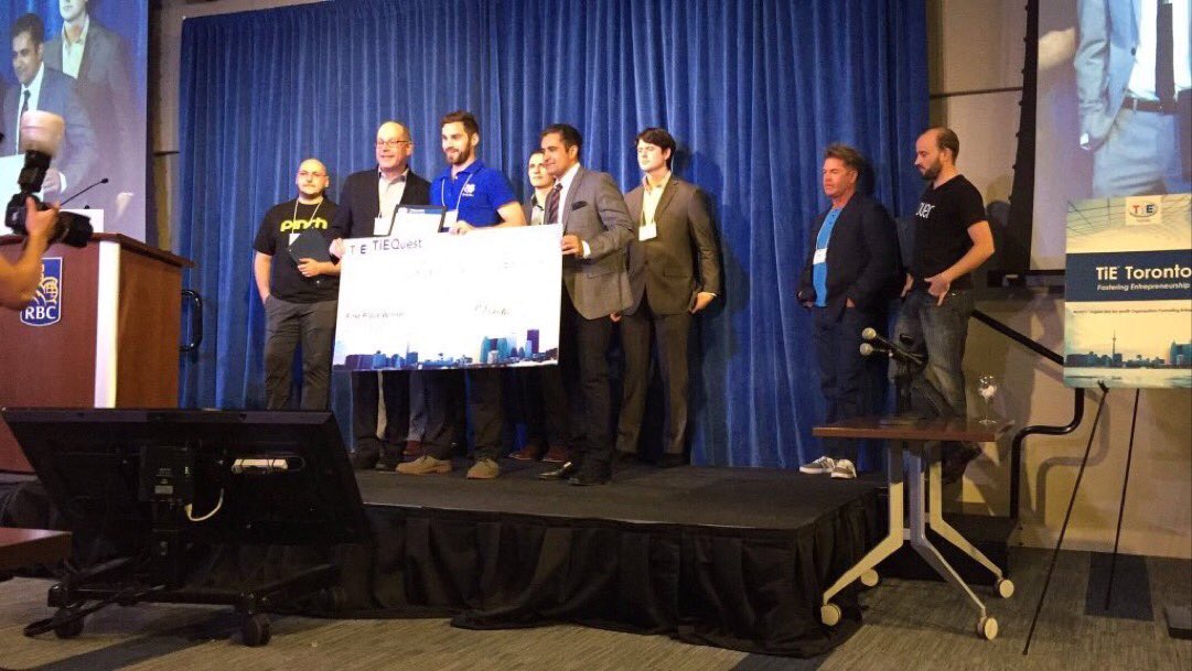 SunilSharmaCo's tweet photo. 1. What a night. Congrats to @GradeSlam for winning the $50K cash prize @tiequest https://t.co/OgPwM1u2bP