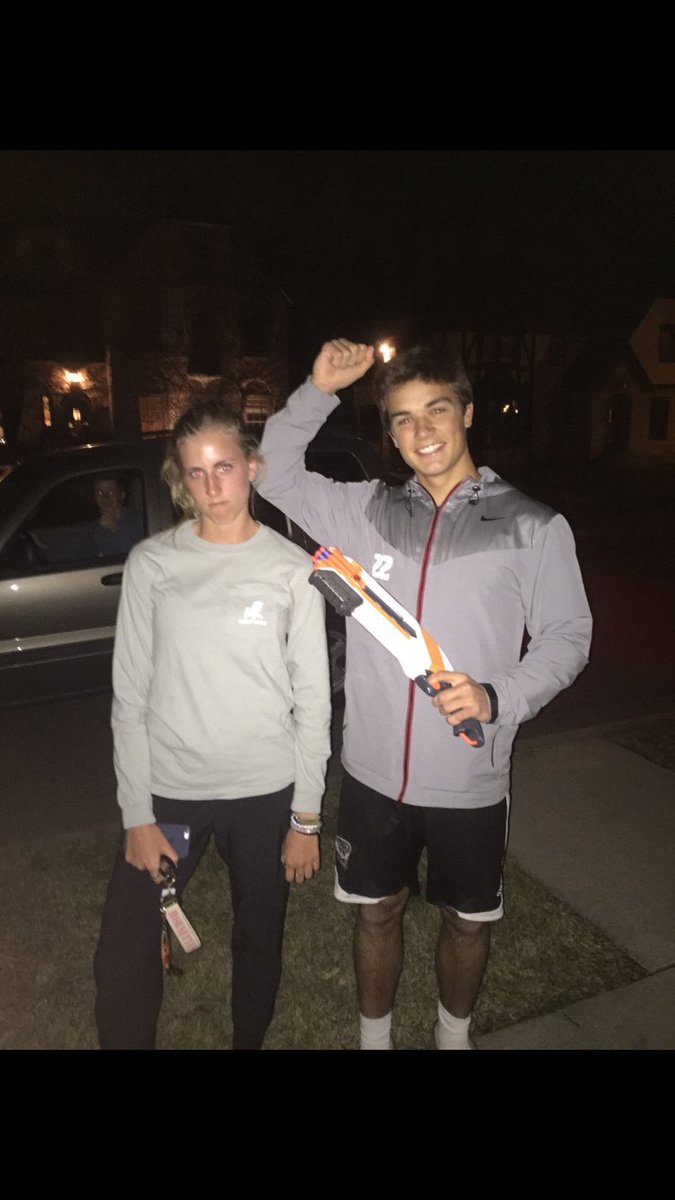 J_LogZ's tweet photo. DOUBLE FISTING! Anna Lehman and Hailey Woolsey feel the 👊🏻 @EdinaNA14 #sorrytom https://t.co/3xKlboHDhf
