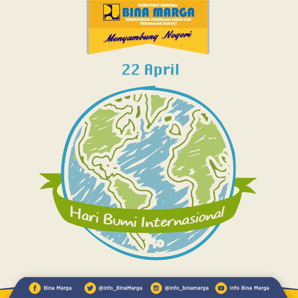 Karena Bumi adalah sebaik-baiknya tempat berpijak, maka hiduplah dgn bijak di sana. Selamat Hari Bumi, Kawan :)