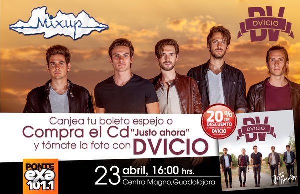 GuauMiauyMas_'s tweet photo. MT @sonymusicmexico Guadalajara, tierra tapatía!!!  firma de autógrafos de @dvicioficial este 23/Abril a las 4pm https://t.co/jyuGy27Y34