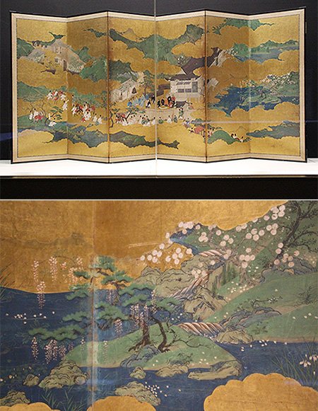 トーハク広報室 No Twitter 本館7室では 大原御幸図屏風 を展示 長谷川等伯の長男 長谷川久蔵の数少ない作品 桜や藤花などの繊細な表現がみどころです 5月15日 日 まで展示