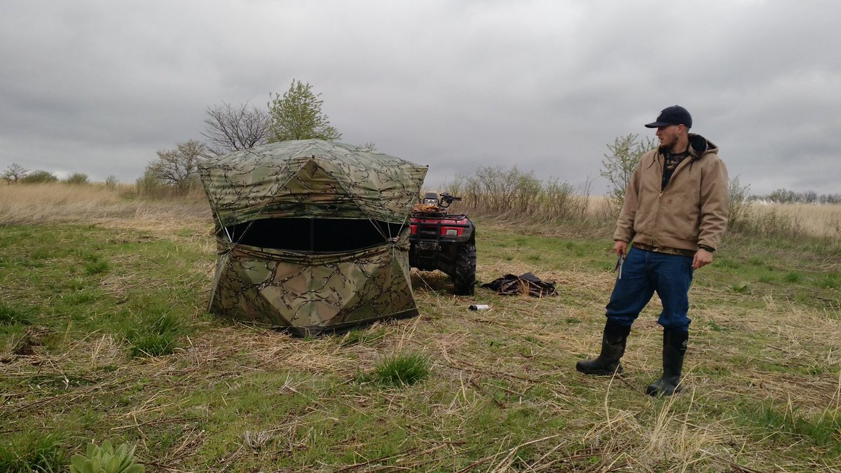 paulkornbowhunt's tweet photo. Set up for MO Turkey! https://t.co/f2Bjq6JlR6