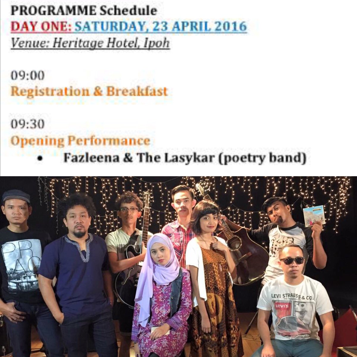 Esok kami <a href="/FazleenaATL/">Fazleena&TheLasykar</a> di Hotel Heritage Ipoh. 9 pagi. Errr 9 pagi. 🙄