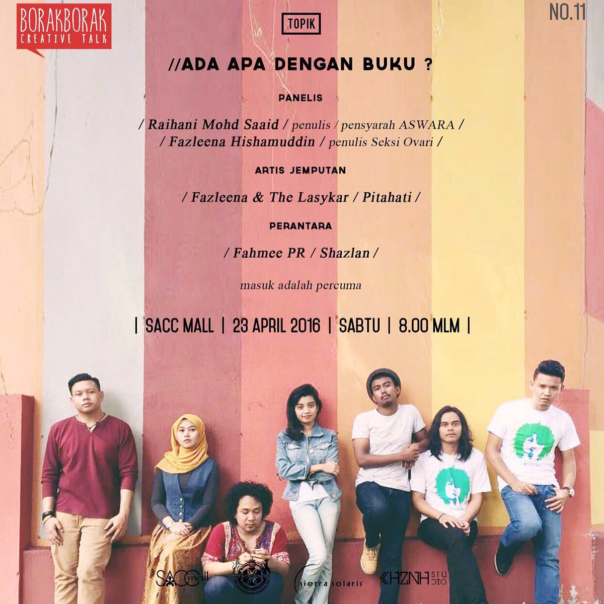 Sabtu malam di Sacc Mall. Jam 8pm <a href="/FazleenaATL/">Fazleena&TheLasykar</a> kami berpentas.