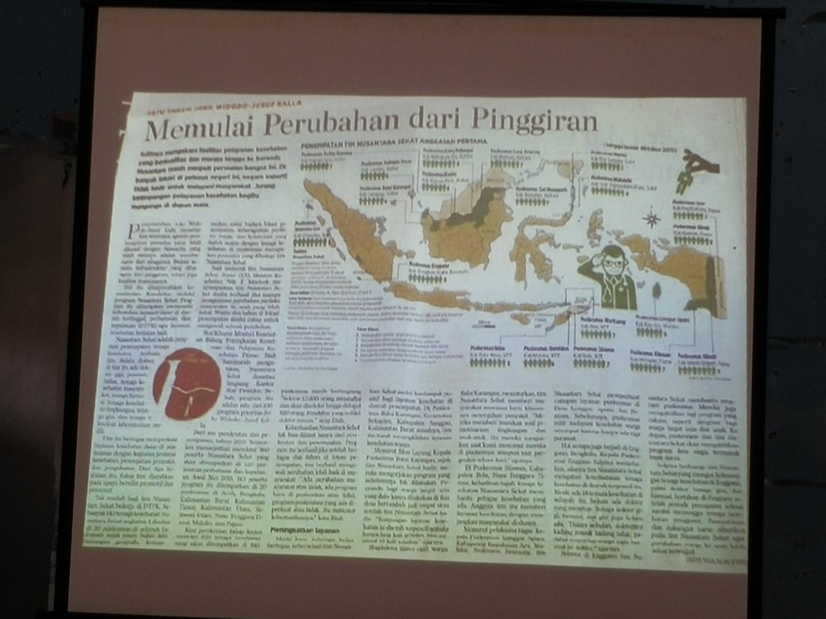 Program <a href="/Nusantara_Sehat/">Nusantara Sehat</a> <a href="/KemenkesRI/">Kementerian Kesehatan RI</a>  itu memulai perubahan dr pinggiran. Wujud negara hadir #SahabatIndonesiaSehat