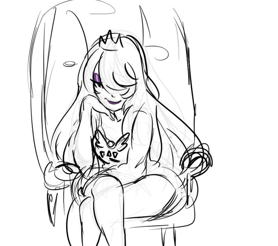 RoboticJusticee's tweet photo. Take a second to appreciate the only two pictures of Queen Frisk. https://t.co/XHgtJD1Lrb