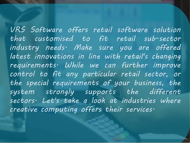 VRSSoftwares's tweet photo. VRS #Retail_Software for your big or small businesses
Just Call +91-828-677-9827
Email- sales@vrssoftwares.com https://t.co/eLDziSBn29