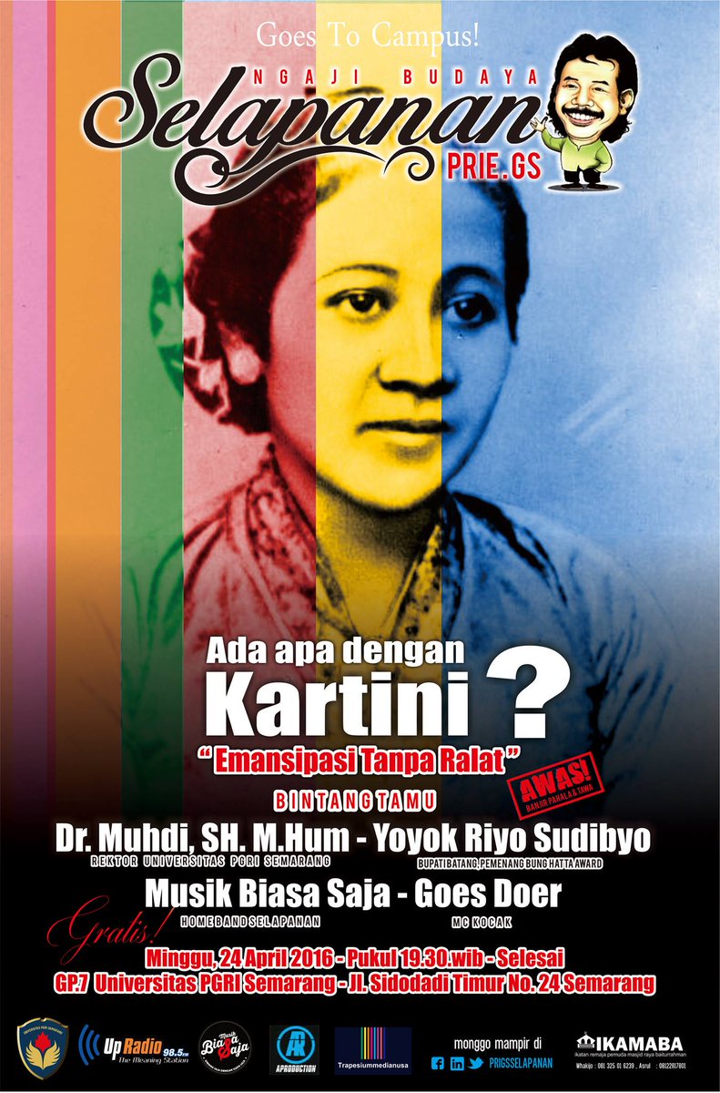 H-2|Ngaji Selapanan Bersama <a href="/Prie_GS/">Prie GS</a>,Bpk <a href="/YoyokRiyo/">Yoyok Riyo Sudibyo</a>(Bupati Batang),Bpk <a href="/dr_muhdi/">Dr.Muhdi-UPGRIS</a>(Rektor @upgrismg)|cc:<a href="/EventSemarang/">.</a>