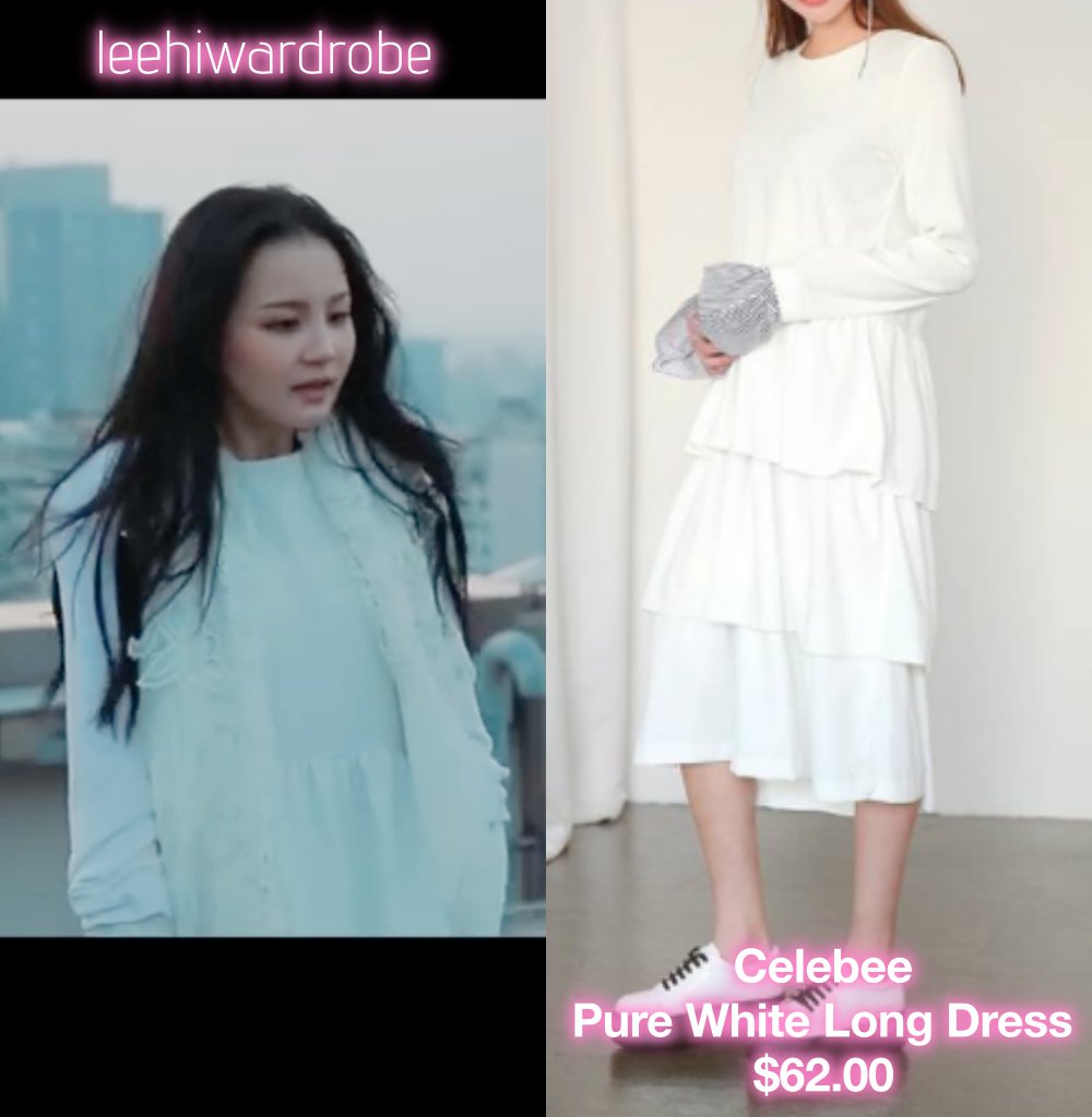 LEEHIWARDROBE's tweet photo. #leehi MV BREATHE #SEOULITE
#celebee pure white long dress https://t.co/UdKkg61z22