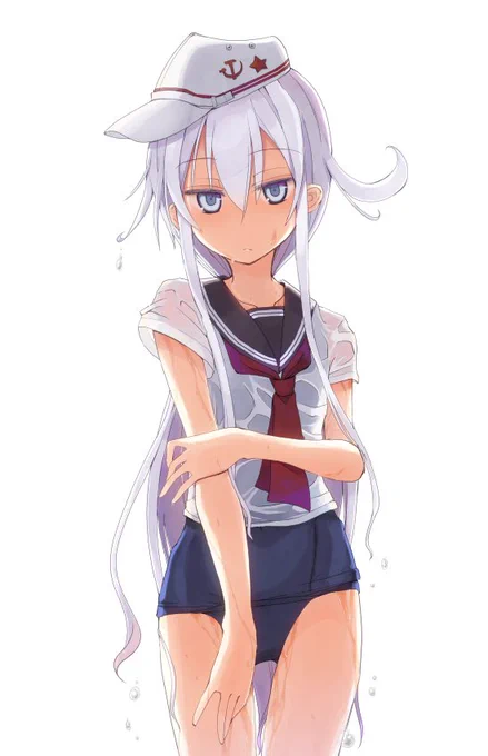 濡れスク水ヴェールヌイ 