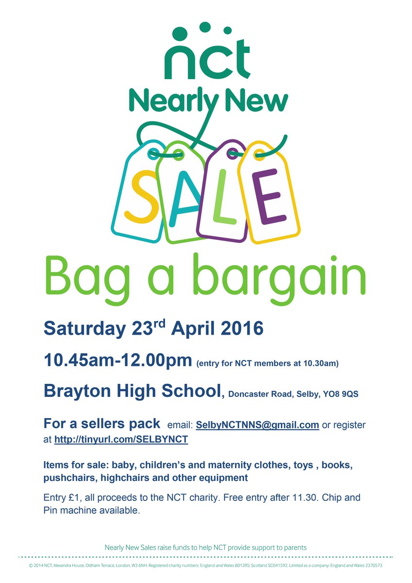 Our doors are now open! Come and join us at Brayton High School for some brilliant bargains!