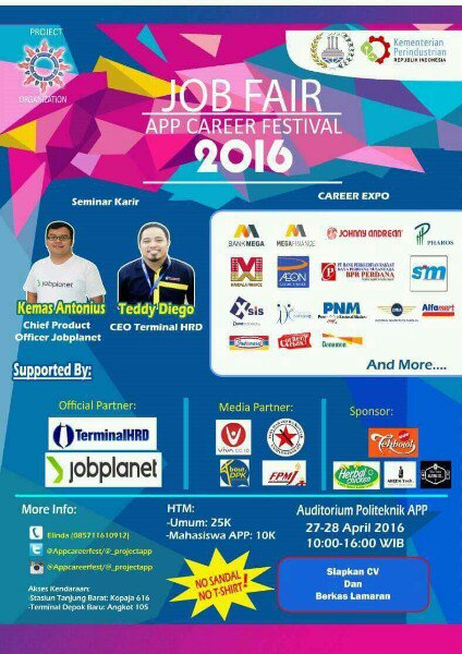 2). Bingung lulus study mau ngapain? Atau ribet mondar-mandir nyari kerja, langsung aja nih #appcareerfastival