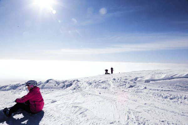 Tältä näyttää juuri nyt Pallaksella! Lunta löytyy ja kelit ovat kohdillaan. Lähde #Lappi’in: bit.ly/1pGlJOJ