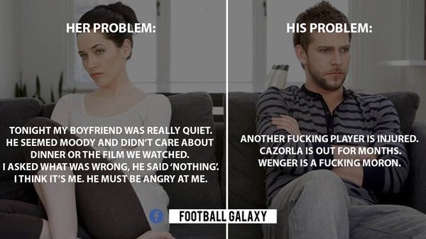 Her problem vs. His problem.