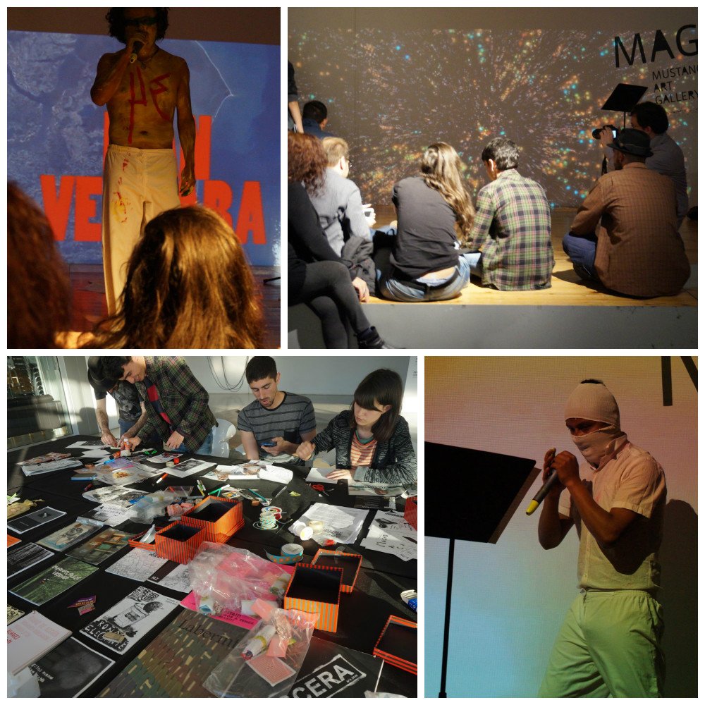 mustangart's tweet photo. El Festival  Poe-Kráticos realizó ayer su primera jornada presentación en el MAG --> https://t.co/EdKDrGeE6i https://t.co/XqS21ADXiH