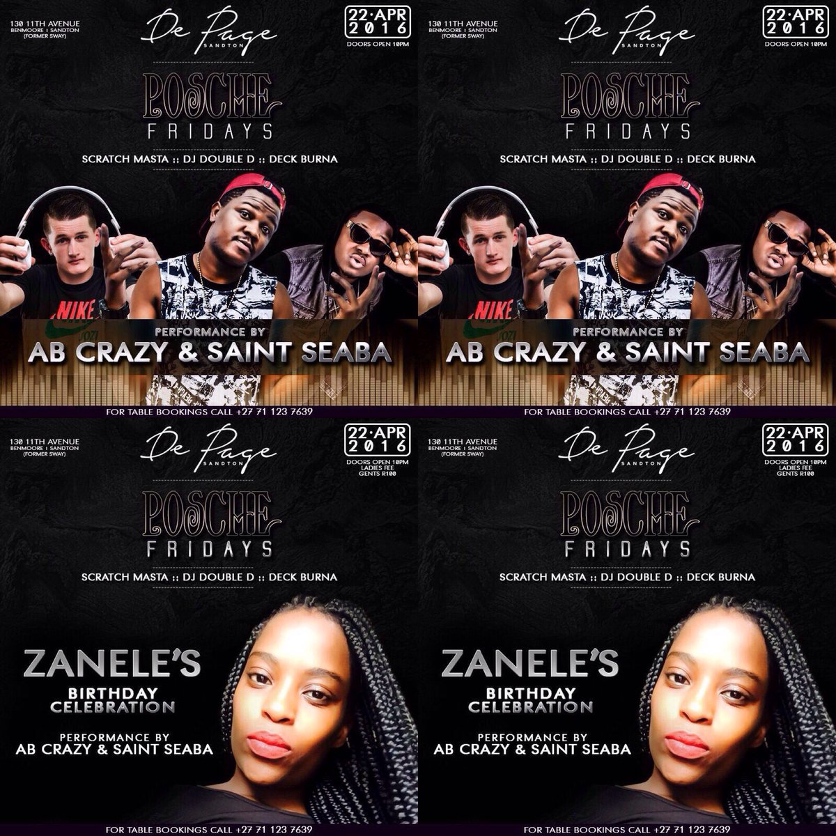 SMMPRODUCTIONS2's tweet photo. All roads leads to @depagesandt tonight || Tables Sold out || Doors Open 10PM || Ladies Free All night || Gents R100 https://t.co/h4d7RJfO2C