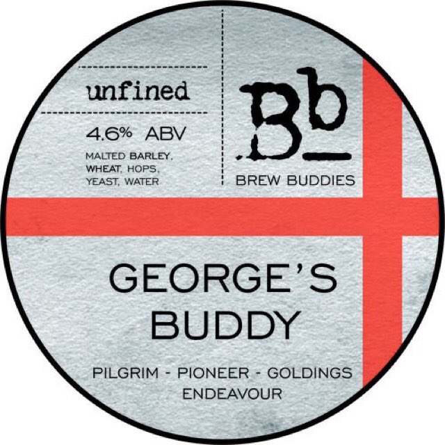 To celebrate #StGeorgesDay 'George's Buddy'available <a href="/Heritagemicropb/">Heritage Micro Pub</a> <a href="/ElyMicropub/">Drayman's Son</a> <a href="/HairOfTheDogPub/">Hair Of The Dog</a> <a href="/Harbourarmsmarg/">HarbourArms</a>