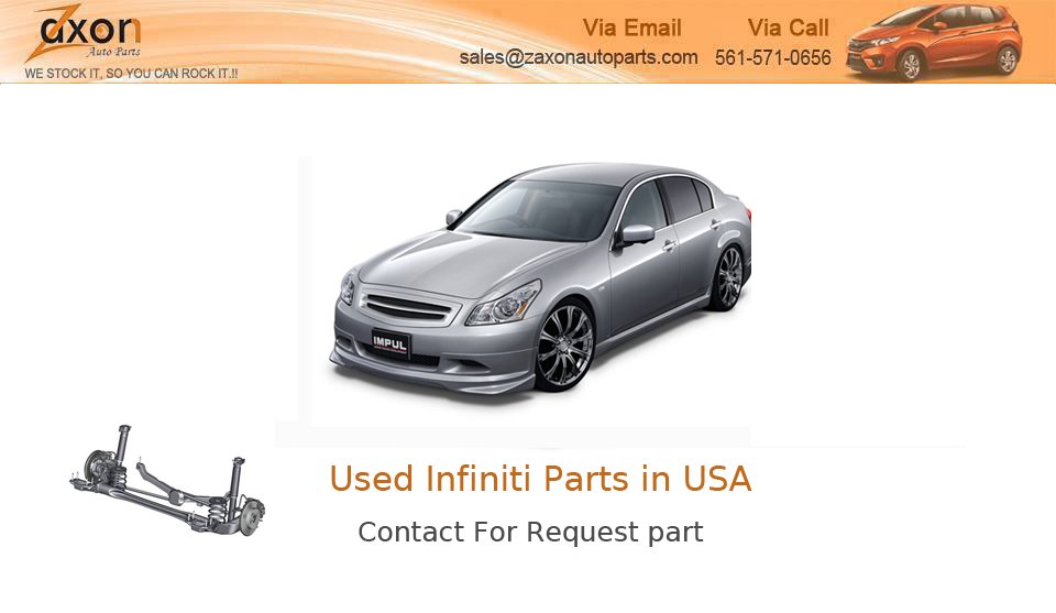 zaxonautoparts's tweet photo. If You Are Looking for #UsedInfiniti Parts in USA at Great Price by #CarMaker ? Visit https://t.co/lZljgXALrA https://t.co/5c4dl9qAj3