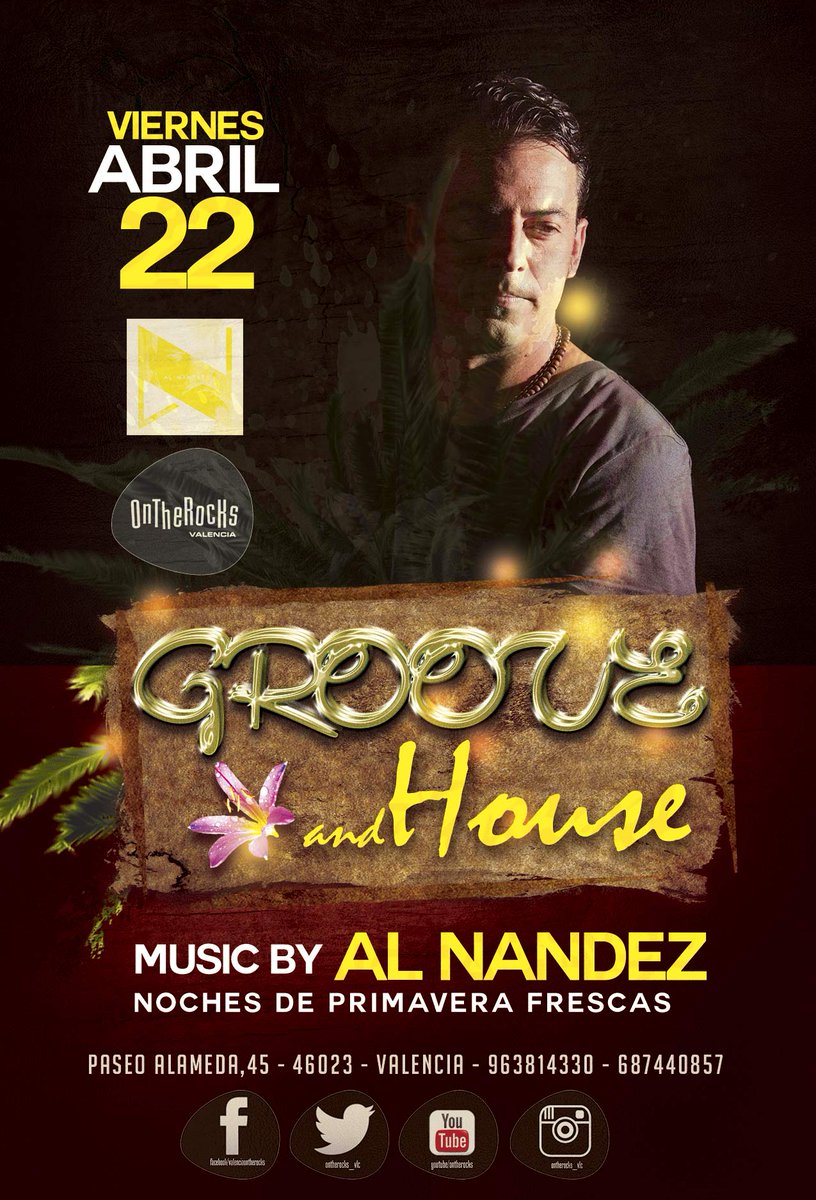 Ontherocks_vlc's tweet photo. Esta noche en OnTheRocks: Funk&amp;House con @Systemfunk8 https://t.co/cDC8AHswfk