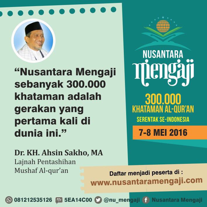 Ayo Ikut #NusantaraMengaji follow <a href="/nu_mengaji/">Nusantara Mengaji</a> <a href="/UINMalikiMalang/">UIN Malang</a> <a href="/LailMagfirah/">lail al magfirah</a> <a href="/NurLaily22/">Nurlaily22@icloud.com</a> <a href="/afza_daell/">Afzá Ðaèll</a>