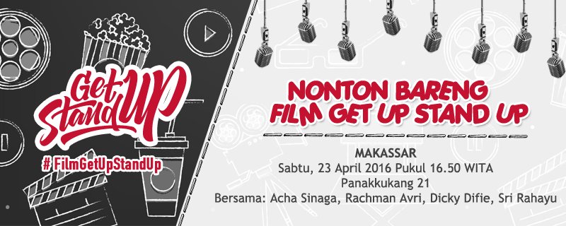 Nonton bareng #FilmGetUpStandUp di Panakkukang 21, Makassar brg <a href="/ACHAsinaga/">maria dyer achsa</a> <a href="/rachmanavri/">Rachman Avri 🇮🇩</a> <a href="/DickyDifie/">#DeepFeelDeepSee</a> <a href="/srirahayukk/">Sri</a>